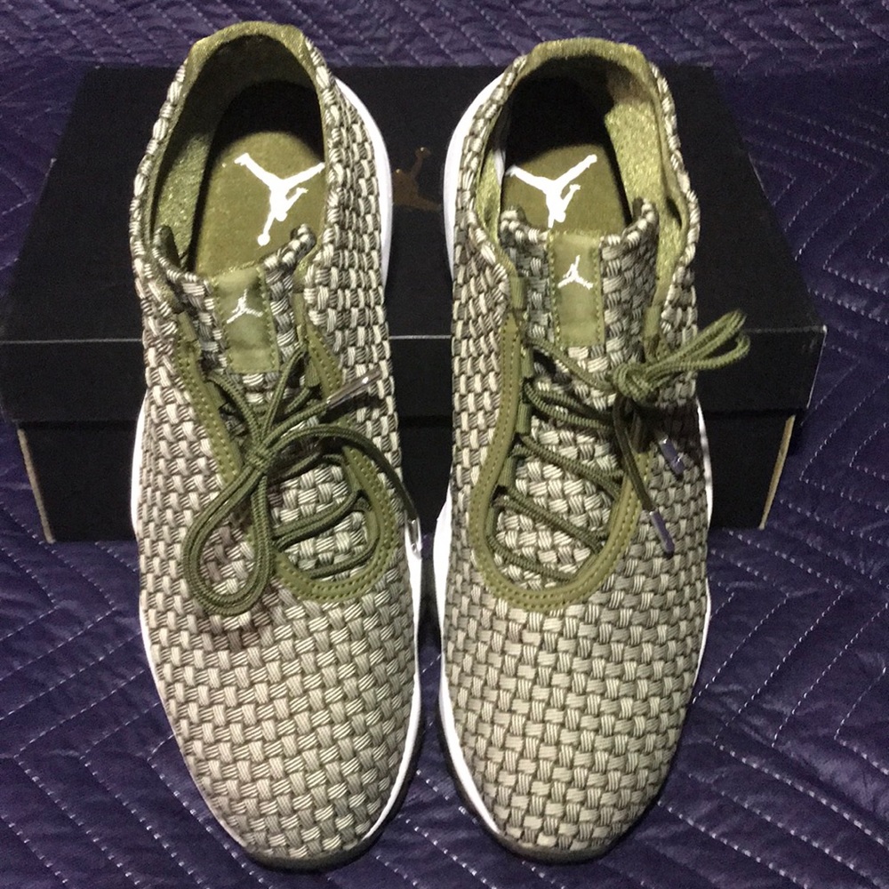 💥NEW👟 Air Jordan Future - Olive Canvas - w/ Box